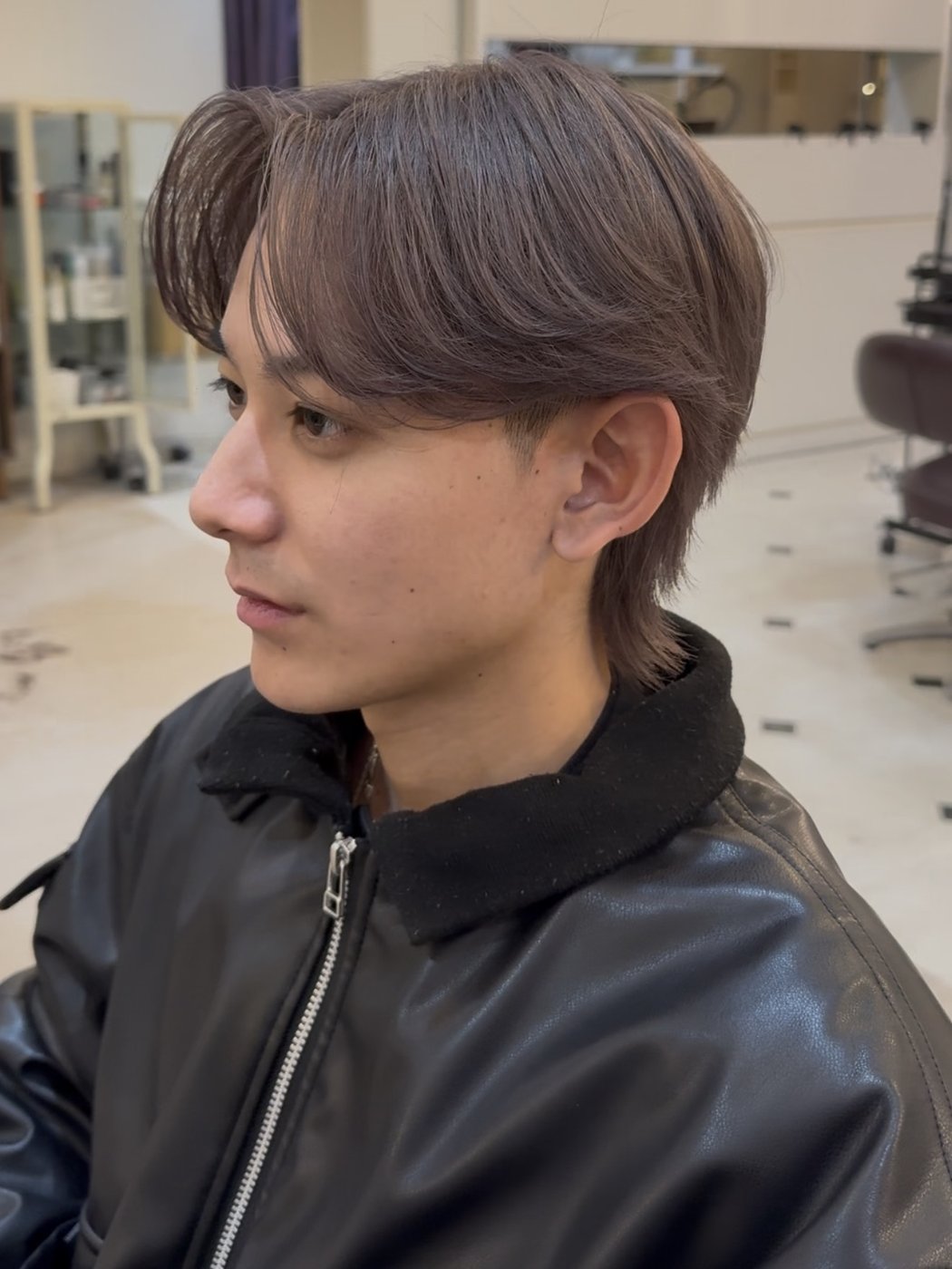 アッシュブラウンのマッシュ